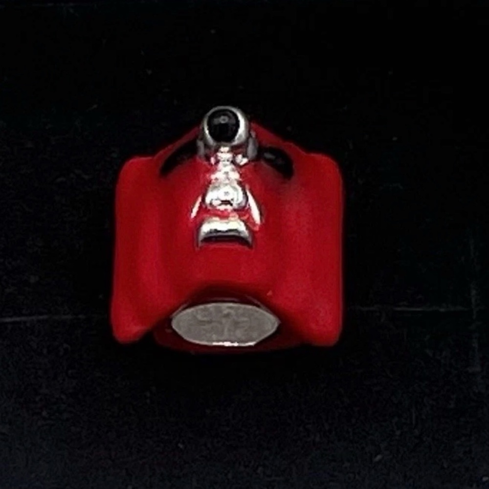 SNOOPY Peanuts S925 Sterling Silver Red Doghouse Charm with Gift Box - Picture 5 of 8